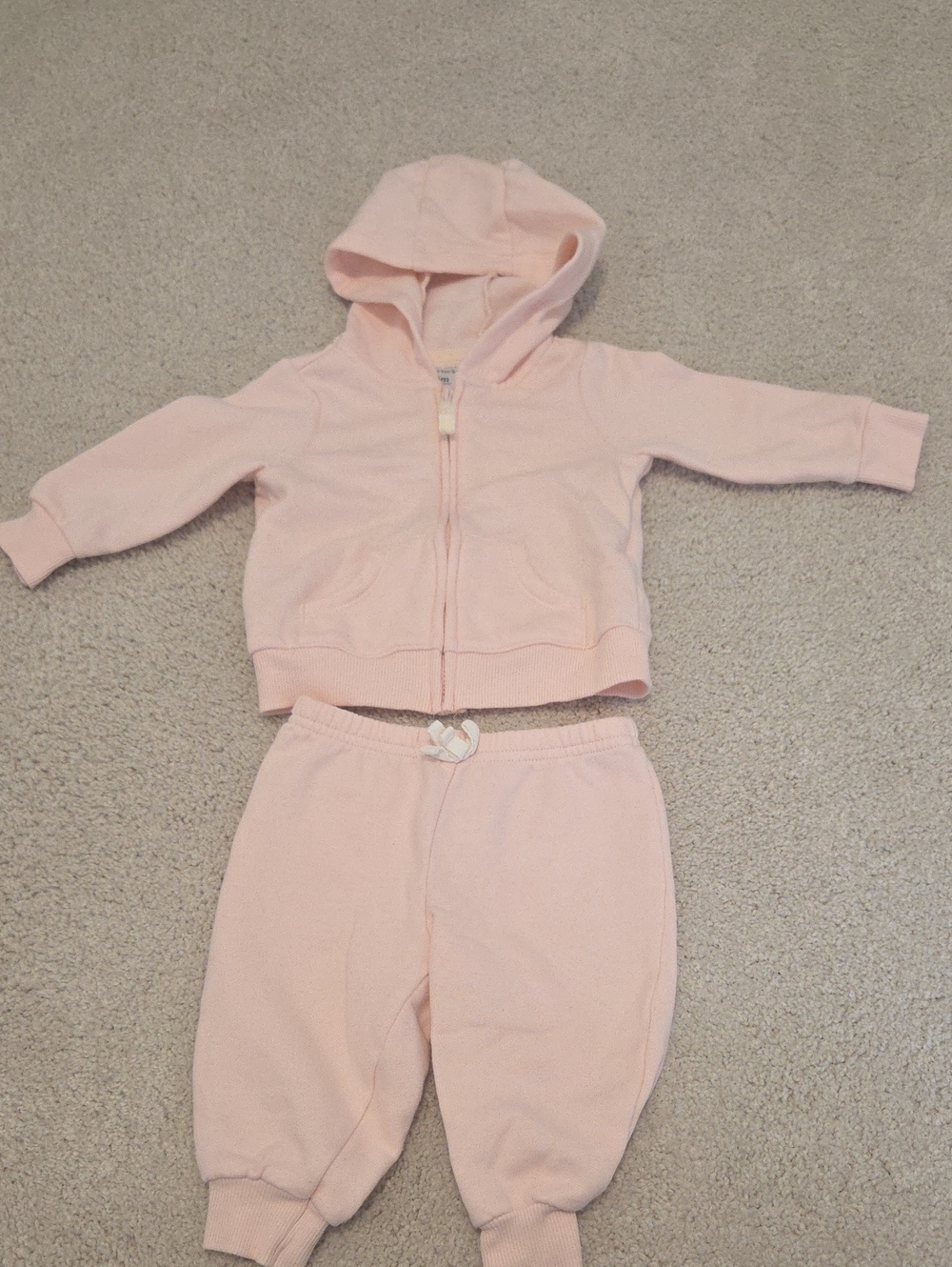 Carter's Baby Pink Track Suit 6 Months